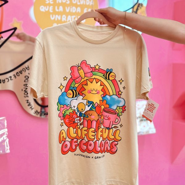 T-shirt "A life full of colors"