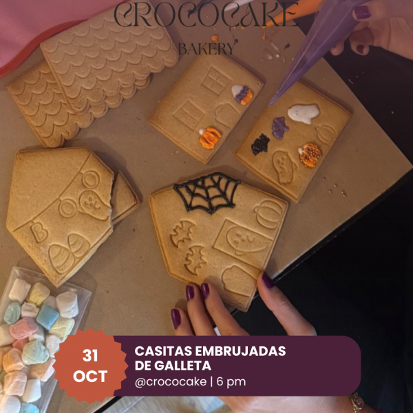 Casitas embrujadas de galleta