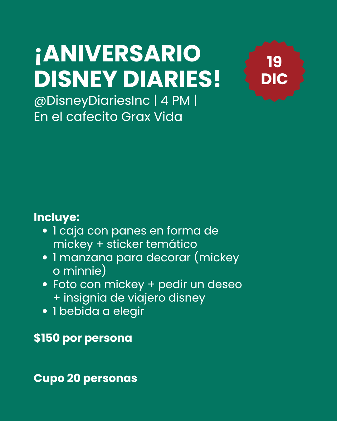 ¡Aniversario Disney Diaries Inc! - Imagen 2