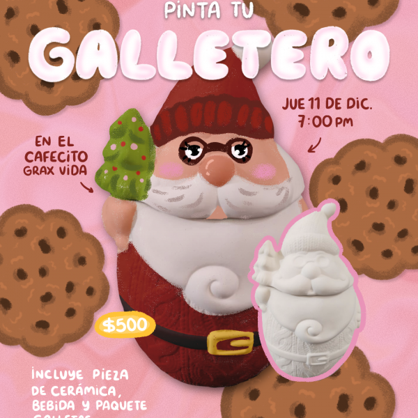 Pinta tu galletero de santa