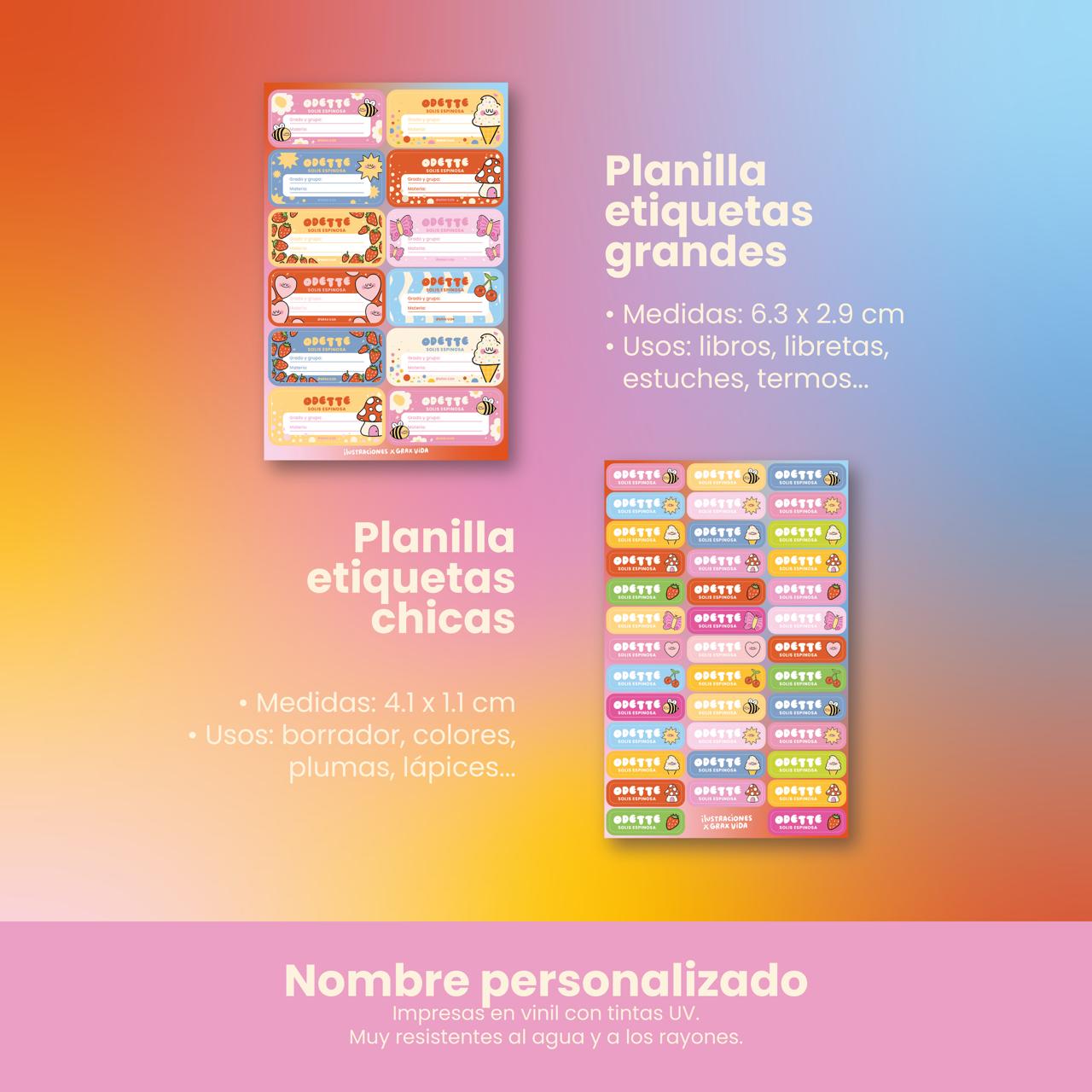 Etiquetas pal colegio - Imagen 2